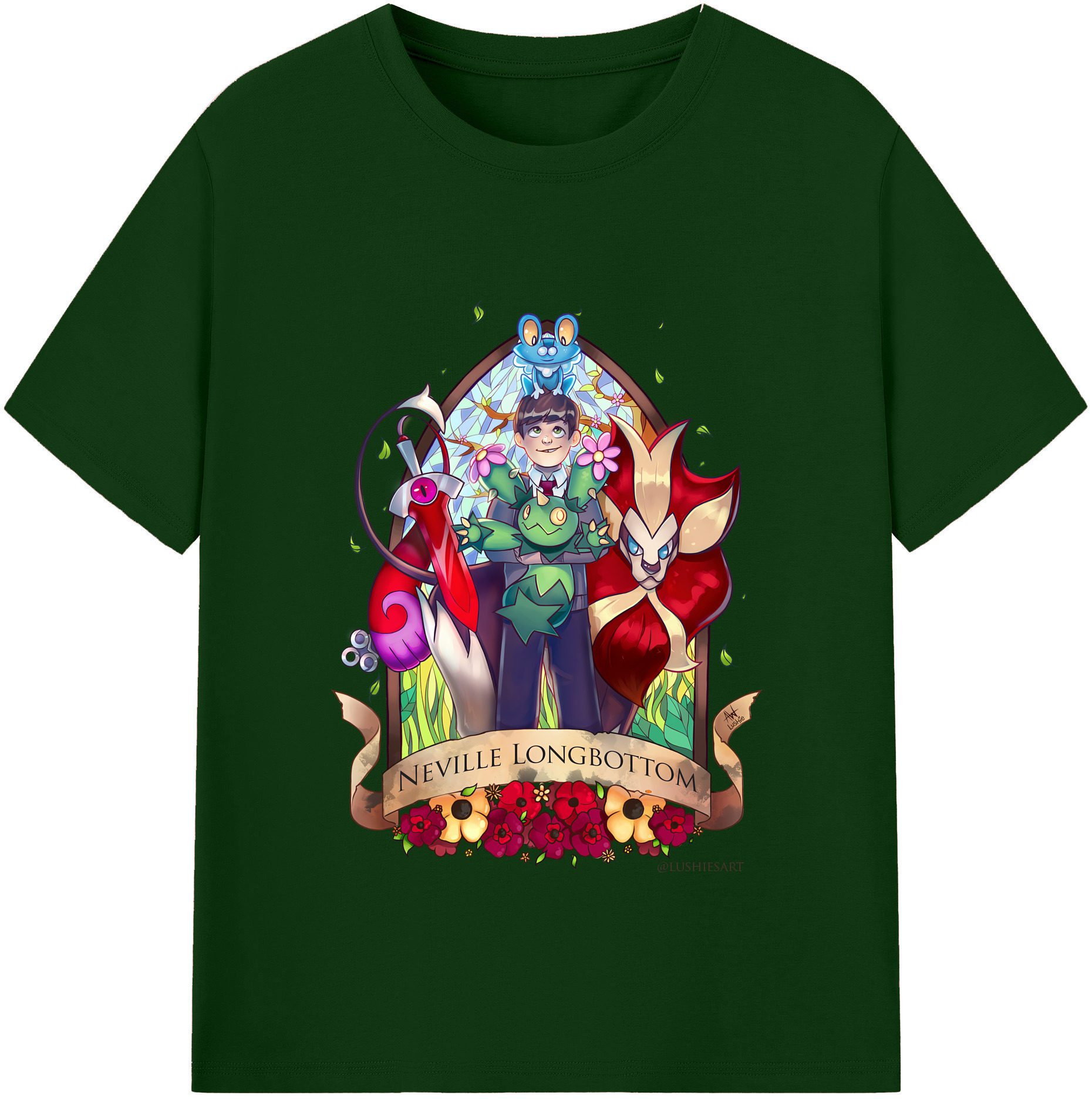 （画像用） Harry Potter ハリー・ポッターシリーズ 綿100％半袖Tシャツ（フロントプリント）